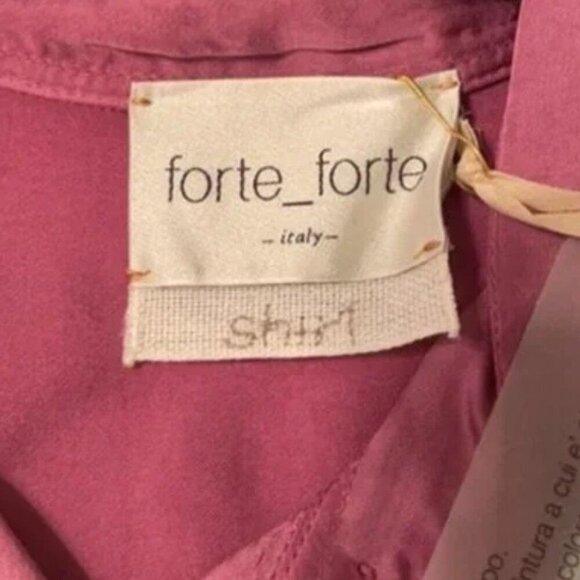 Forte forte Woman Degrade Satin Shirt S - Picture 3 of 5